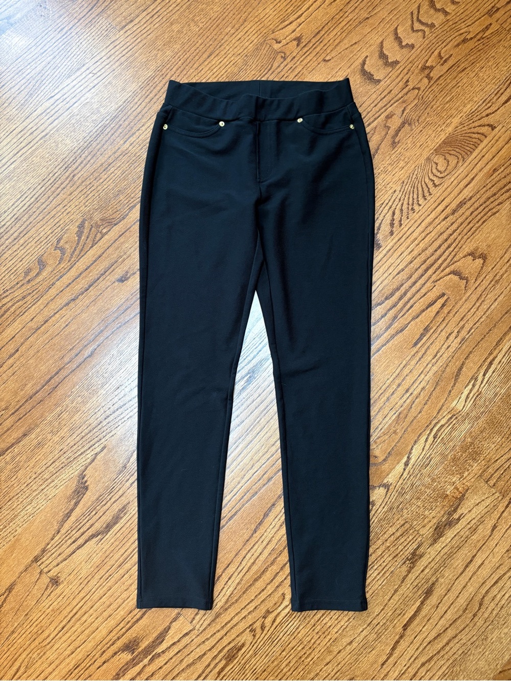 Michael Kors Women’s Black Ponte Knit Pull-On Pants Size Medium